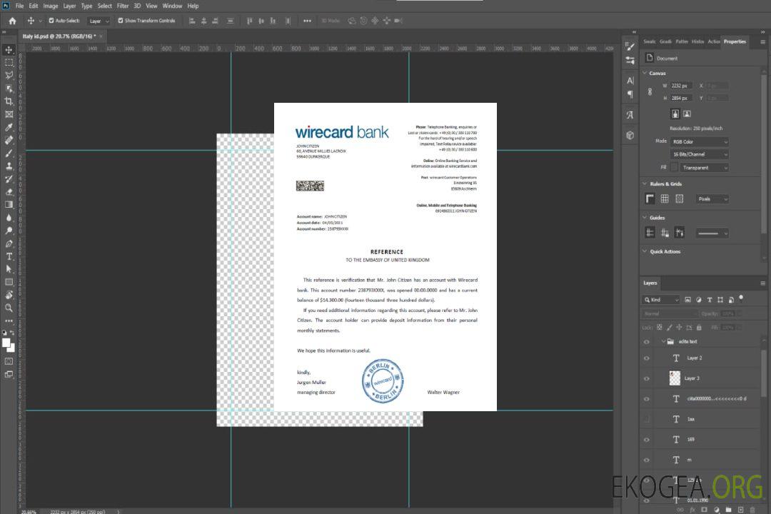 Allemagne , Wirecard , reference template Allemagne , Wirecard , reference template